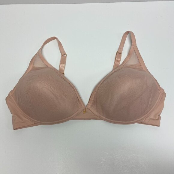 ThirdLove Other - Thirdlove Womens Pink Adjustable Strap 24/7 Classic Contour Plunge Bra Size 40 D